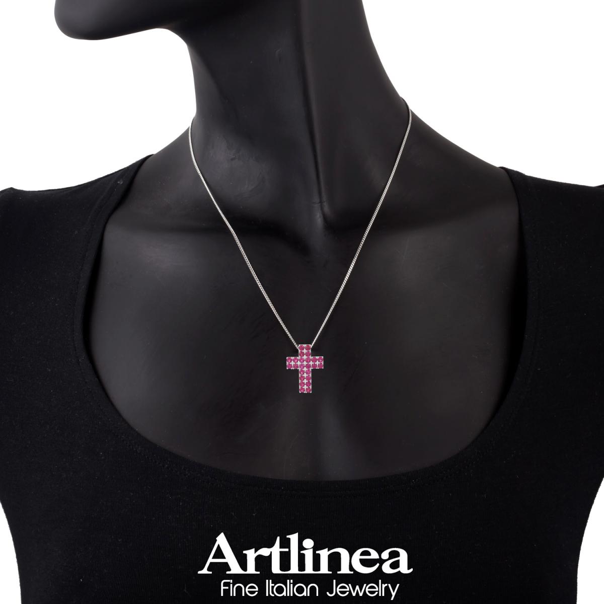 Colier Artlinea din argint cu zirconii